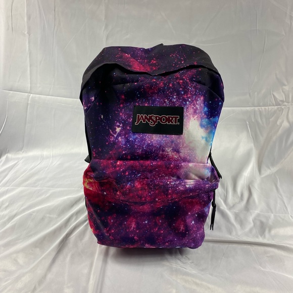 Jansport backpack galaxy print pink purple - Picture 8 of 16